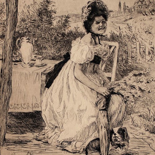 Bruno héroux frauenporträt - héroux,
