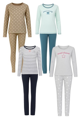Damen pyjama set schlafanzug - damen,
