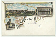 Zachan Kirche & BRAUEREI J.F. Gerbitz Litho 1899 RRR!!!