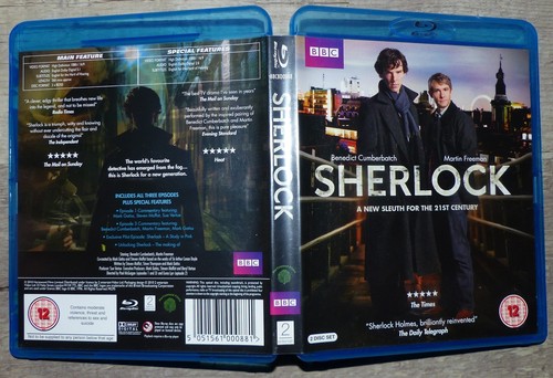 Blu ray box sherlock - blu-ray,