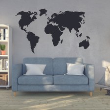 Wandtattoo Weltkarte Länder