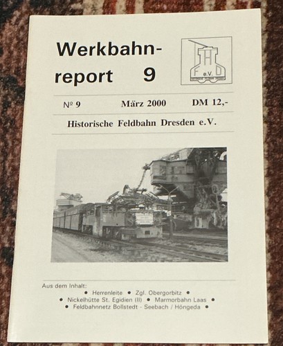 Zeitschrift werkbahnreport - zeitschrift,