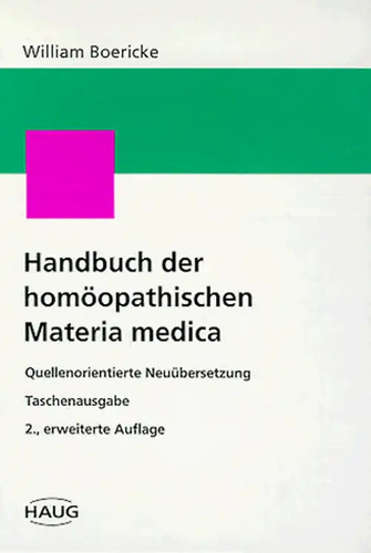 Handbuch der homöopathischen