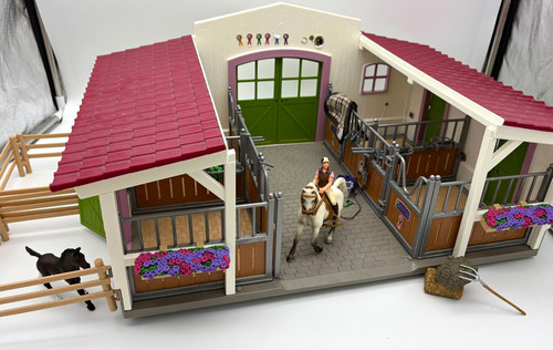 Schleich set 42344 - set, reiterhof