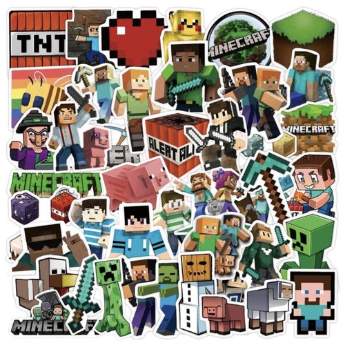 50x minecraft sticker - minecraft,