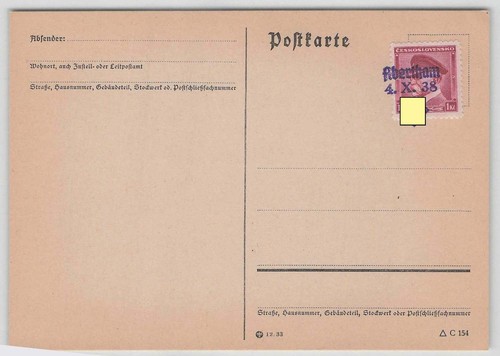 Sudetenland postkarte mit - sudetenland,