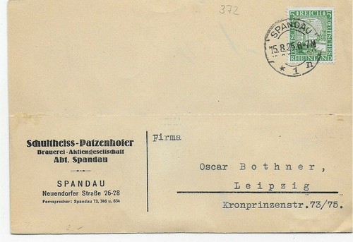 Postkarte drucksache spandau - drucksache,
