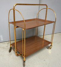 Vintage Dinett Bremshey Servierwagen Barwagen Klappwagen Teewagen 70er (F025-475