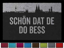 FUSSMATTE Geschenk SCHÖN DAT DE DO BESS Köln Geschenk Einzug