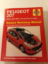 Werkstatt Handbuch Peugeot 207 Reparaturhandbuch Neuwertig, Auf Englisch