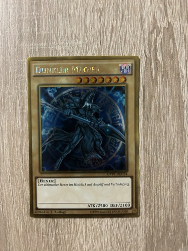 Yugioh dunkler magier gold - magier,
