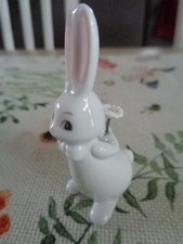 Hase Mann mit Blume  Bunny de luxe  Ostern  7 cm von Goebel