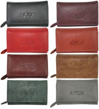 RFID Leder Damen Geldbörse Großes Portemonnaie Brieftasche für Frauen viel Platz