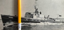 Schnellboot Schmuggler 1954 Zollkeuzer Hedwig Zoll Kapitän Kreuzer Schiff  1463