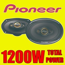 Pioneer 6x9 6x9" 1200W Gesamtleistung 5-Wege Auto/Van Rückdeck Regal Lautsprecher Grills