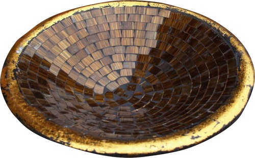 Runde mosaikschale - runde,