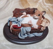 Mäusefigur MOUSE WITH TOBACCO