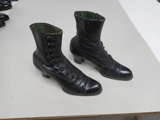 Antike Damenstiefel Sears 1910 Knöpfstiefel ca Gr 37 Leder original Vintage