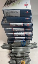 Tillig TT Bettungsgleis grau, Schienen, Weichen 38 teilig