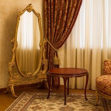 Antiker Couchtisch Mahagoni