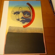 Hannes Jähn: vista-visions 1972 Lithographien / Zinkfolie - Text Jürgen Becker