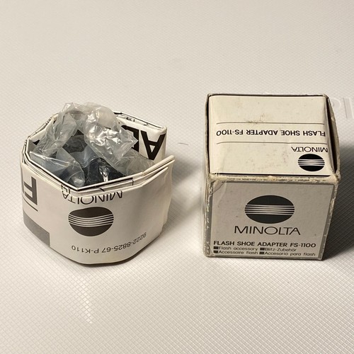 Minolta flash shoe adapter - minolta,