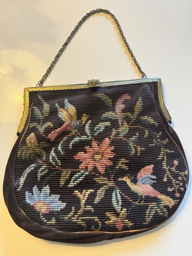 Vintage handtasche gobelin - handtasche,