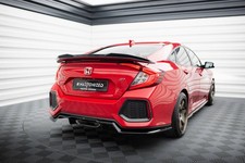 Heck Spoiler Aufsatz Abrisskante 3D passend für Honda Civic SI Mk10 schwarz Hoch