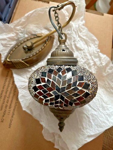 Mosaik wandlampe komplett - mosaik,