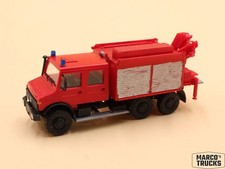 Roco Kibri (?) Unimog Doppelkabine Feuerwehr Gerätewagen Eigenbau 1:87 /U288