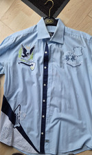 La Martina  Embroidered Hemd hellblau XL Herren