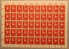 D. Reich, WW2, Adolf Hitler 52. Geburtstag Nr. 772 im Bogen ** feinst