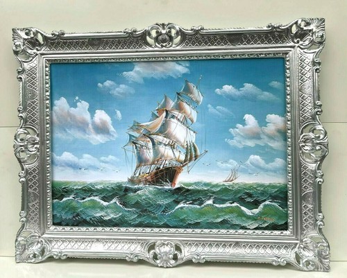Gemälde segelschiff meer - gemälde,
