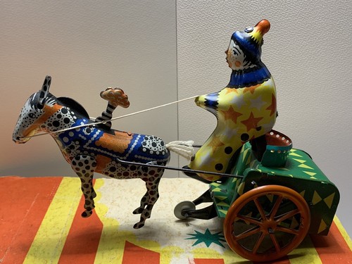 Blech spielzeug clown auf - spielzeug:,