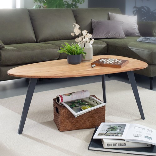 Finebuy couchtisch akazie - couchtisch,