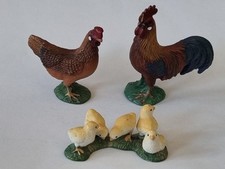 Schleich Hühnerfamilie Hahn Huhn Küken 13645, 13646, 13648 (B2)