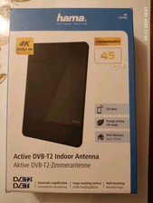 Hama Active DVB-T2 Indoor Antenne / Zimmerantenne - 4K Ultra HD - OVP