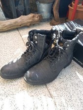 Gordon Jack by EMP Herren schwarze Boots im Used-Look