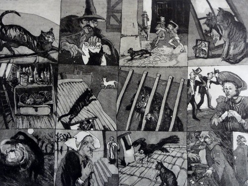 Ruth thauer radierung - (xx,xxi),