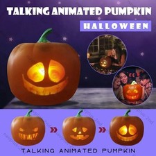 Hot sprechender Kürbis mit eingebautem Projektor & Lautsprecher