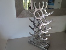  Kobolo Weinregal Flaschenhalter Flaschenständer Circle Metall für 15 Flaschen 