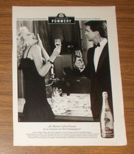 Seltene Werbung POMMERY BRUT ROYAL Champagner - Trockener Humor 1982