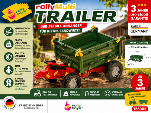 Rolly toys multi - multi, trailer