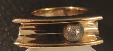 Pierre Lang Ring mit goldener Kugel, PL Gr. 9