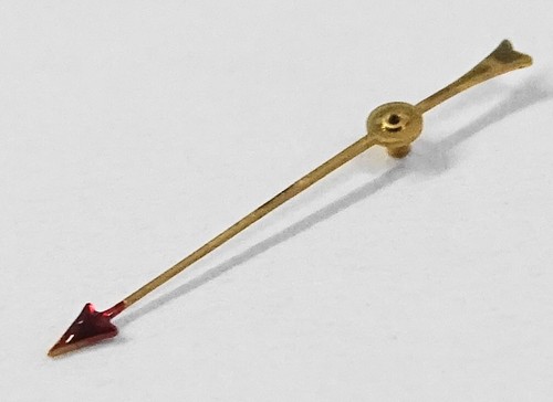 Goldener sekundenzeiger mit - goldener,