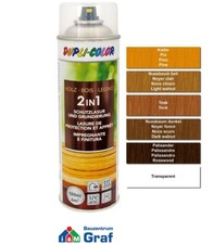 DUPLI-COLOR Holzschutzlasur Spray 2in1 Grundierung, 500 ml / verschiedene Farben