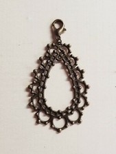 Wunderschöner Tropfen Anhänger ♥ Schmuckzubehör Basteln Deko Charms Bronze
