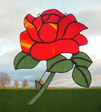 Tiffany Glasfensterbild  ROSE
