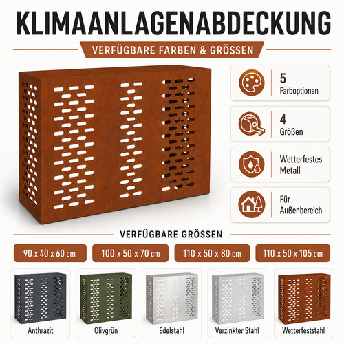 Klimaanlagenabdeckung stahl - klimaanlagenabdeckung,