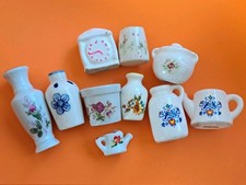 Keramik Konvolut Puppenstube